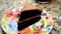 Simple Chocolate Cake Recipe Demonstration - Joyofbaking.com