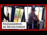 Homem pula de ônibus em movimento após ser flagrado por passageiros se masturbando