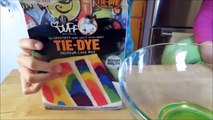 How to bake a Tie-Dye Cake - rainbow color homemade premium cake mix by Buff Goldman