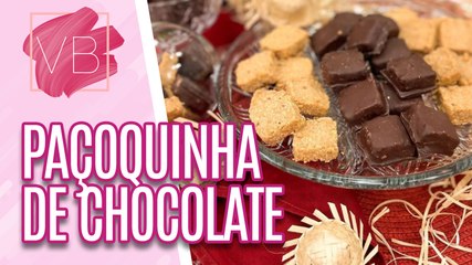 Paçoquinha coberta de chocolate - Você Bonita (15/06/2023)