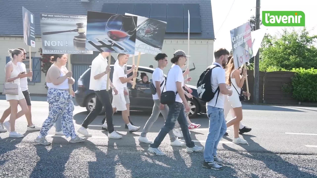 Eghezée: marche en souvenir d'Arthur, David et Hugo, tués sur la route et de tristesse