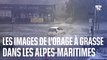 Les images de l'orage et des chutes de grêle à Grasse, dans les Alpes-Maritimes