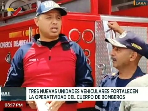 Gobierno Bolivariano fortalece el equipo de bomberos del municipio Iribarren edo. Lara