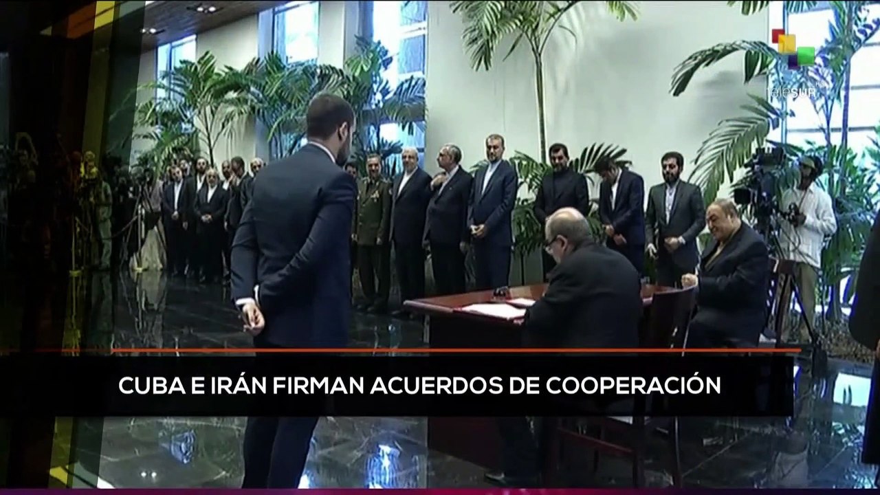 teleSUR Noticias 15:30 15-06: Cuba e Irán firman acuerdos de cooperación bilateral