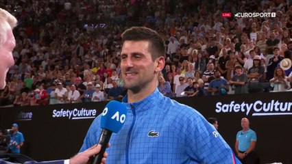 Djokovic : "15 ans après ma première finale, je n'aurais pas pu imaginer où j'en suis aujourd'hui"