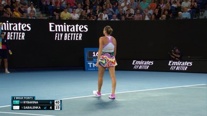 Un peu fragile… puis si solide : comment Sabalenka a mis au pas Rybakina