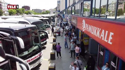 İstanbul Otogarı'nda bayram yoğunluğu! Ek seferlerin biletleri dahi tükendi