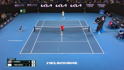 Trois sets pour mettre Medvedev à terre : Korda, l'acte de naissance