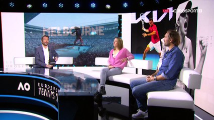 "Vous reste-t-il des photos dédicacées ?" Quand Courier taquine Tsitsipas