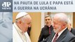 Lula se encontra com o Papa Francisco no Vaticano: “Boa conversa sobre a paz”