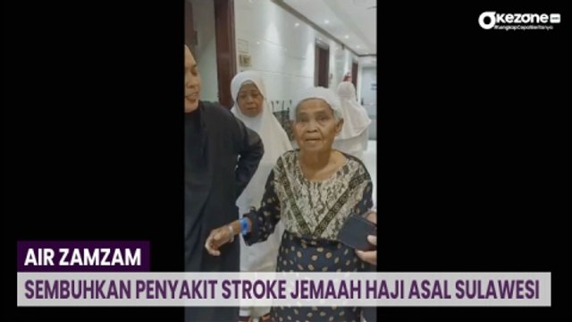 Keajaiban Air Zamzam, Jemaah Haji Asal Sulawesi Mendadak Sembuh dari Stroke Usai Minum Air Zamzam
