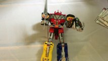 BD15 Hasbro Mighty Morphin Power Rangers Dino Megazord Decal Stickers Review