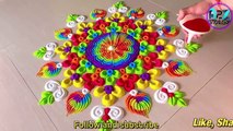 Diwali special rangoli design l Rangoli for Navratri l Dasara rangoli l rangoli by Keerthi l Kolam 2023