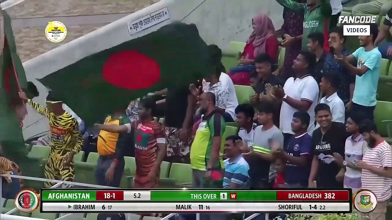 Bangladesh vs Afghanistan _ Day 2 Test Highlights