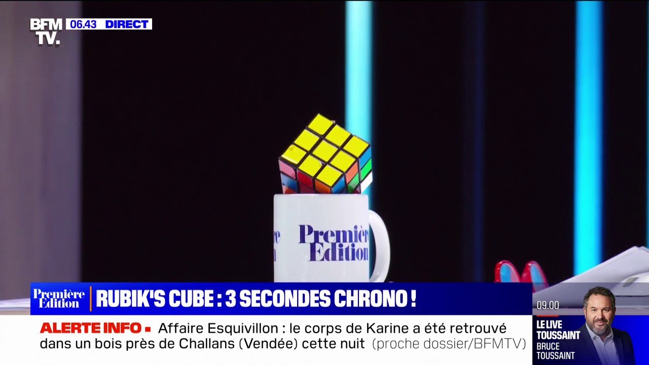 Le choix de Marie - Nouveau record du monde de Rubik's cube réalisé en 3 secondes