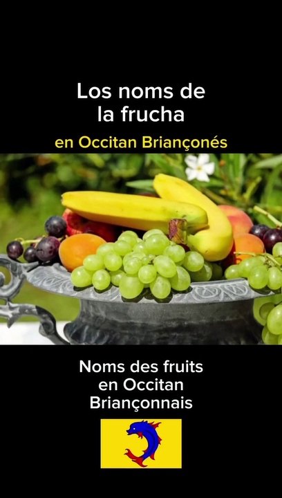Noms des fruits - Patois de Briançon