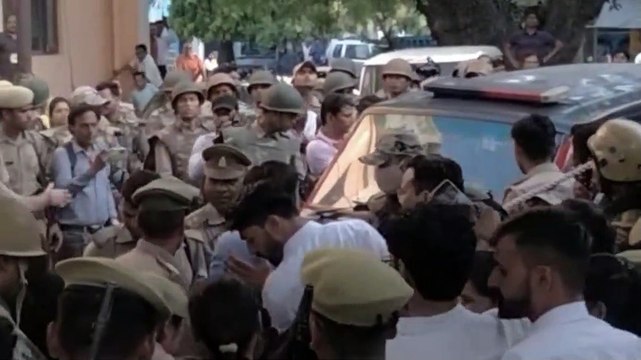 वरिष्ठ अधिवक्ता सेक्स टेप मामले में नाबालिग पीड़िता ने दर्ज कराए बयान, भारी पुलिस फोर्स तैनात