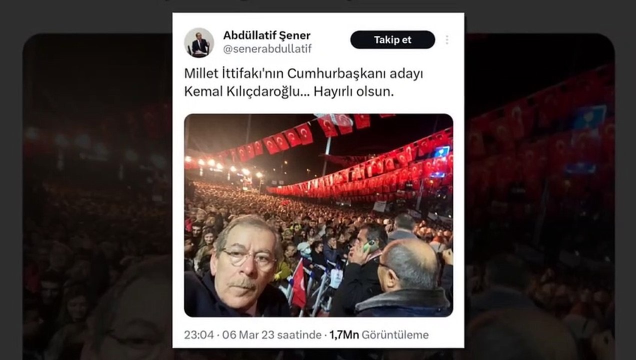 Kılıçdaroğlu'na oy vermediğini açıklayan Şener'in eski paylaşımı yeniden gündeme geldi