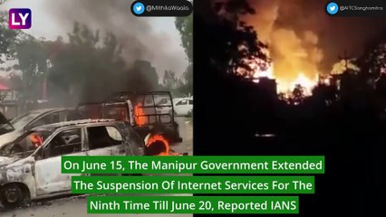 Manipur Violence: Internet Services Suspended Till June 20; Union Minister’s House Set On Fire