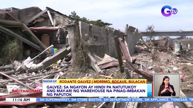 Walang permit at bawal talagang mag-imbak ng paputok ang warehouse na sumabog at nasunog — BFP | BT