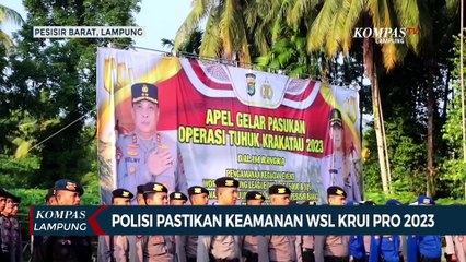 Polisi Pastikan Keamanan World Surf League Krui Pro 2023