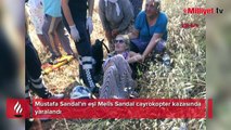 Mustafa Sandal'ın eşi Melis Sandal cayrokopter kazasında yaralandı
