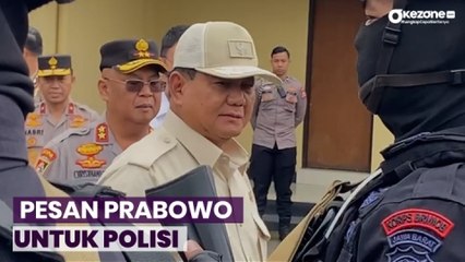 Hadiri Dialog Kebangsaan di Lembang, Ini Pesan Prabowo Subianto untuk Polisi Indonesia