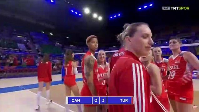 A Milli Kadın Voleybol Takımı, Milletler Ligi'nde Kanada'ya set vermedi