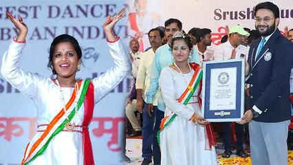 Indian girl Srushti Sudhir Jagtap 16 year में Guinness  world record, 124 hours 5 Days Marathon