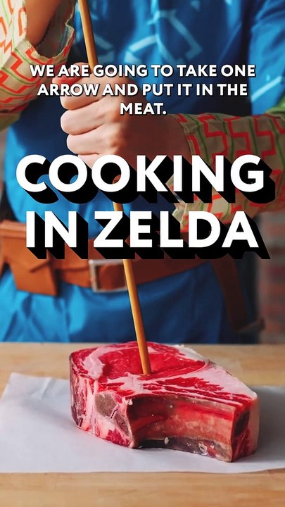 Alvin tries to cook like a Zelda character #zelda #videogames #comedy #fyp