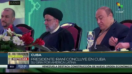 Cuba: Presidente iraní concluye su visita a América Latina