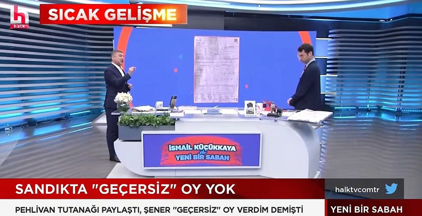 Geçersiz oy attım diyen Abdüllatif Şener fena yakalandı