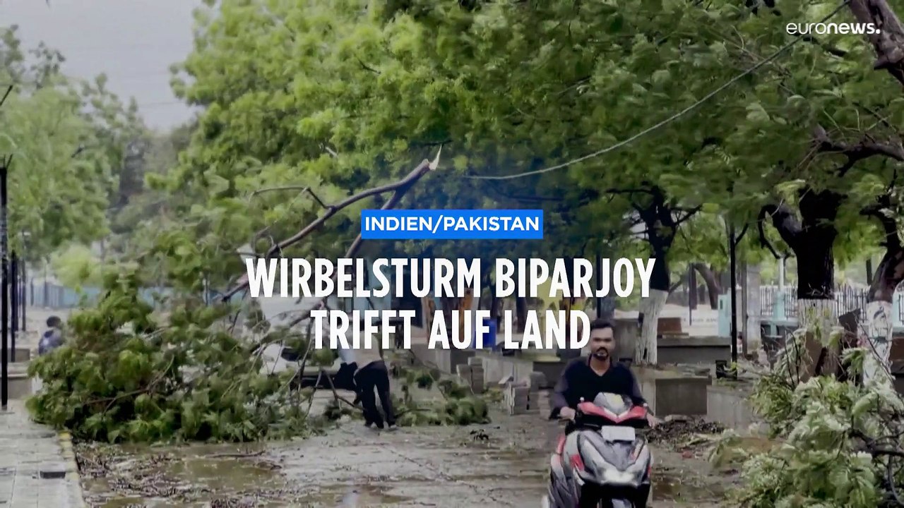 Mehrere Todesopfer durch Wirbelsturm Biparjoy in Pakistan und Indien