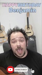 Happy Birthday, Benjamin! Geburtstagsgrüße an Benjamin