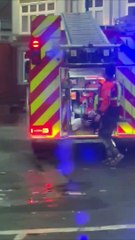 Flash flooding in Kirkham during heatwave