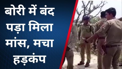 फर्रुखाबाद के भोजपुर गांव के खेत में मिले मांस के टुकड़ों ने मचाई दहशत, देखिए नजारा