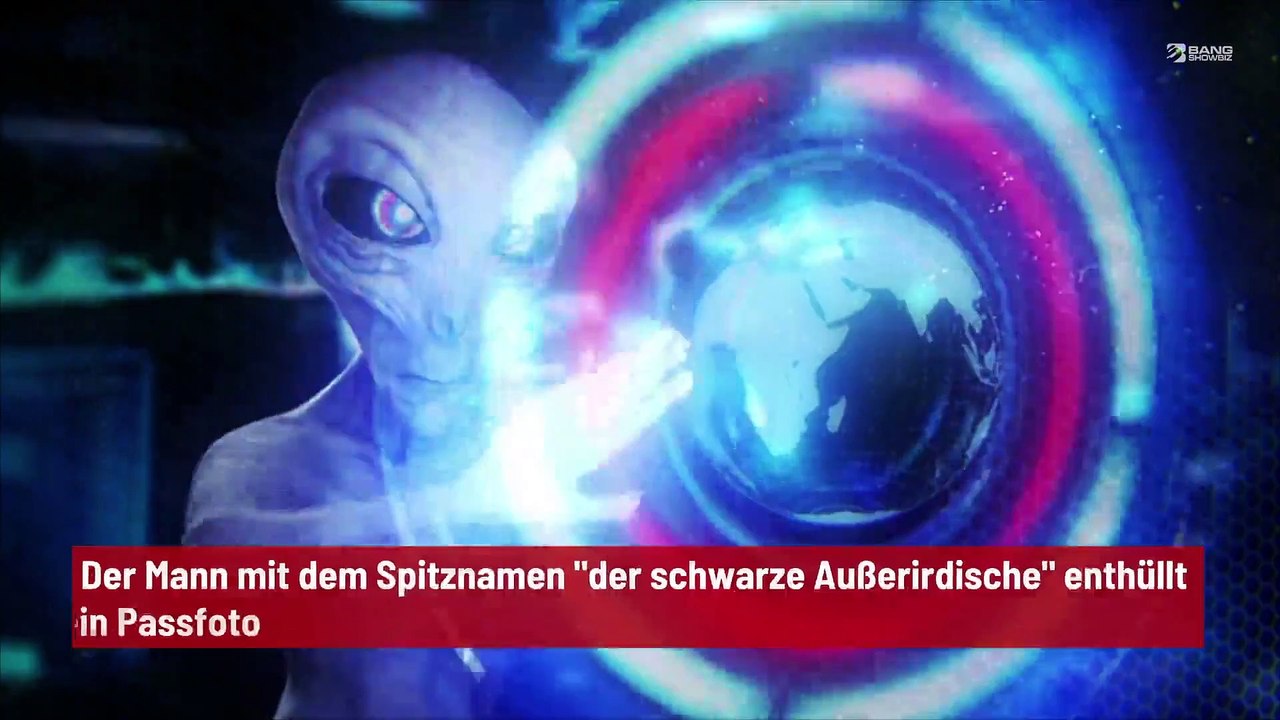 Der Mann mit dem Spitznamen 'der schwarze Außerirdische' enthüllt sein Passfoto