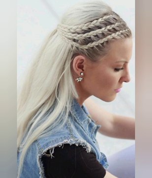 Beautiful hair style for college and University going girls