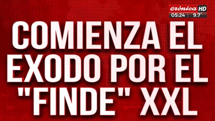 Comenzó el éxodo turístico por el fin de semana extra largo