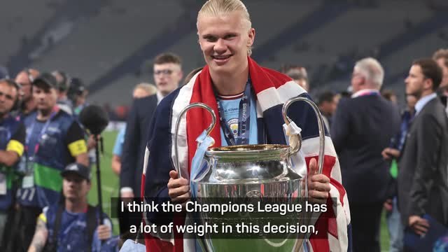 Ederson tips Haaland over Vinicius for Ballon d'Or