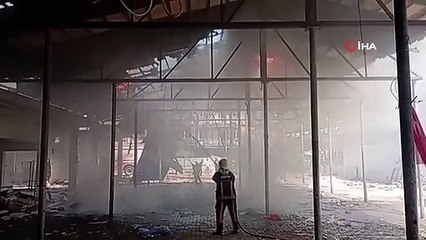 Ordu'da işyerinde çıkan yangın paniğe neden oldu