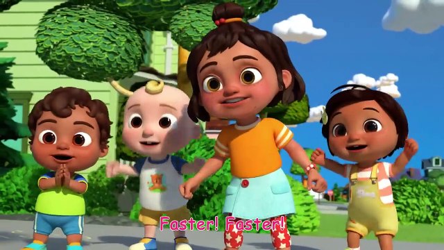 How FAST can you do the Head Shoulders Knees and Toes Dance- - Cocomelon Nursery Rhymes & Kids Songs