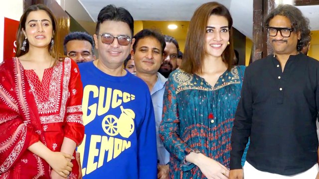 Kriti Sanon, Om Raut Attend Adipurush Screening With Nupur Sanon And Others