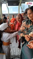 माऊली सोहळ्यात बाल वारकऱ्याचा उत्साह #shorts SG5