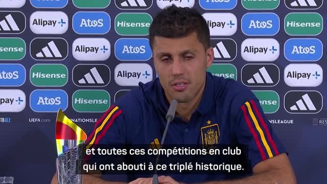 Espagne - Rodri : Nous ne pouvons pas laisser échapper cette opportunité