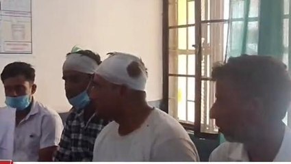 बिजनौर: दो पक्षो में चले लाठी डंडे, पुलिस ने आठ का किया चालान