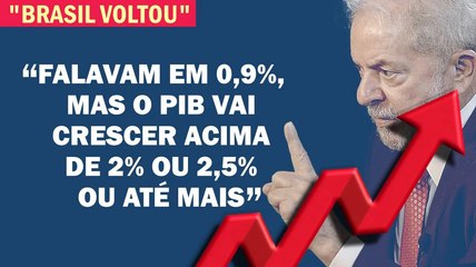 "E SE OCORRER O QUE ESTOU PENSANDO PODEMOS CRESCER ATÉ UM POUCO MAIS", DIZ LULA | Cortes