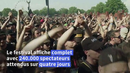 Coup d'envoi de la seizième édition du Hellfest à Clisson
