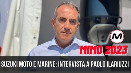 SUZUKI MOTO E MARINE AL MIMO 2023 | Intervista a Paolo Ilariuzzi
