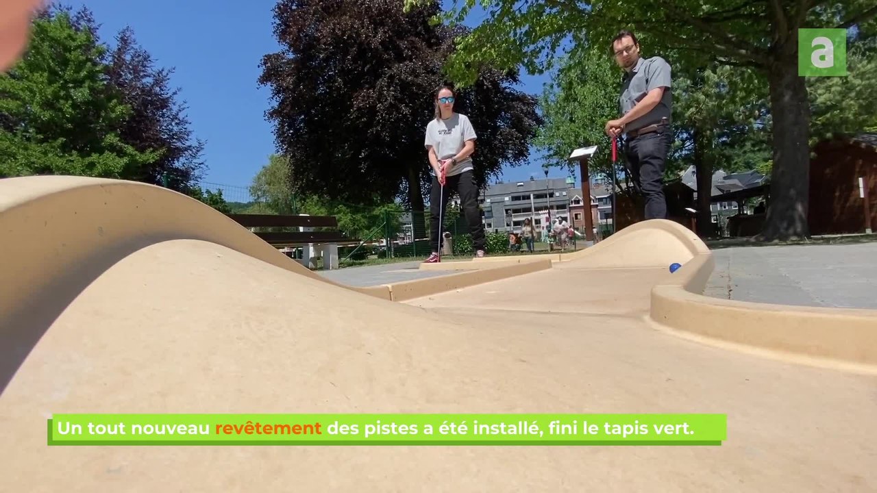 Le minigolf communal de Malmedy inauguré